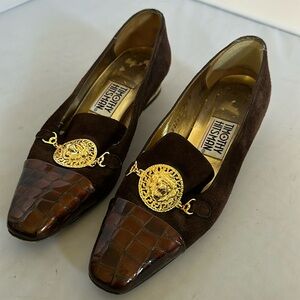 Timothy Hitsman Brown and Gold Heels